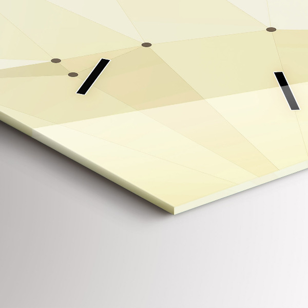 Modern vertical wall clock Creation of Adam