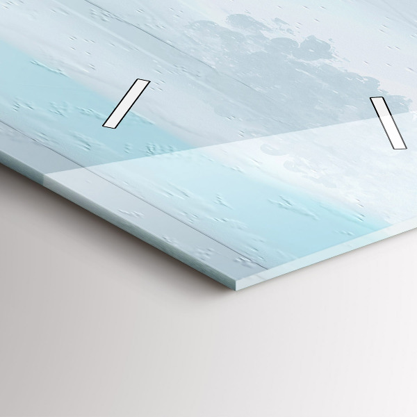 Modern vertical wall clock Abstract bridge