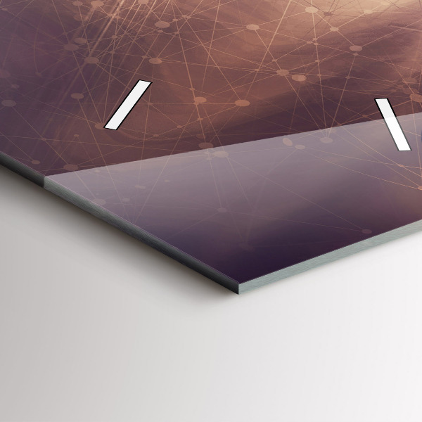 Modern vertical wall clock Abstract mechanism