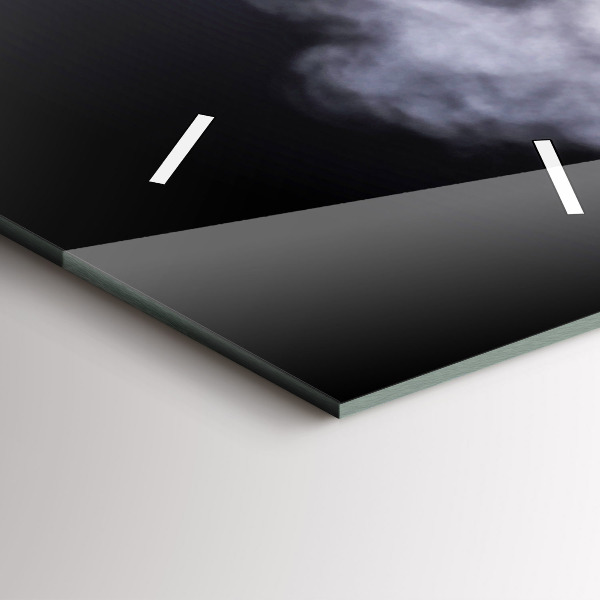 Modern vertical wall clock Old vintage car