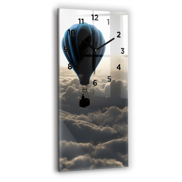 Modern vertical wall clock Balloon in the sky