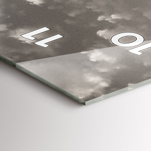 Modern vertical wall clock London England Big Ben