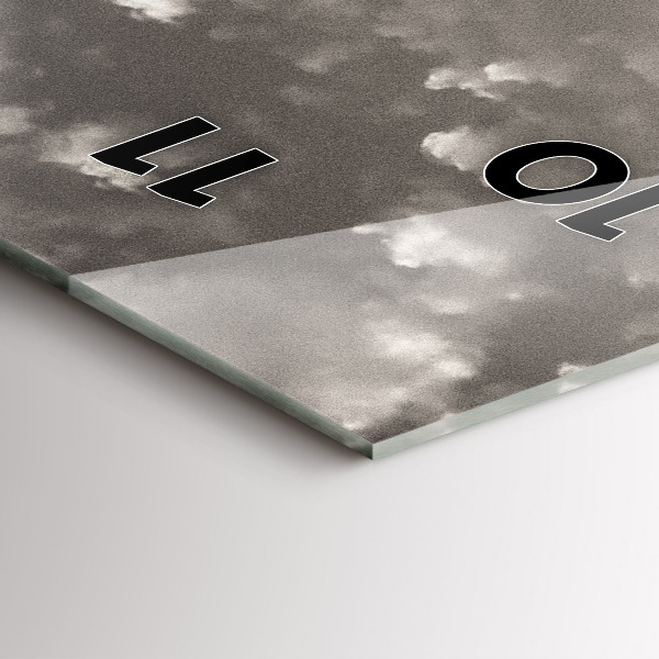 Modern vertical wall clock London England Big Ben