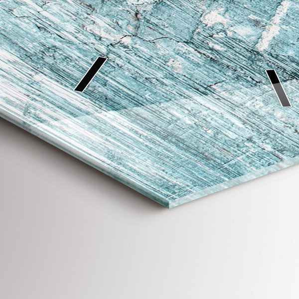 Modern vertical wall clock Oil texture abstract