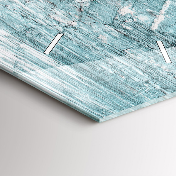 Modern vertical wall clock Oil texture abstract