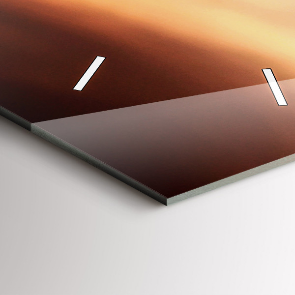 Modern vertical wall clock A shell on the beach