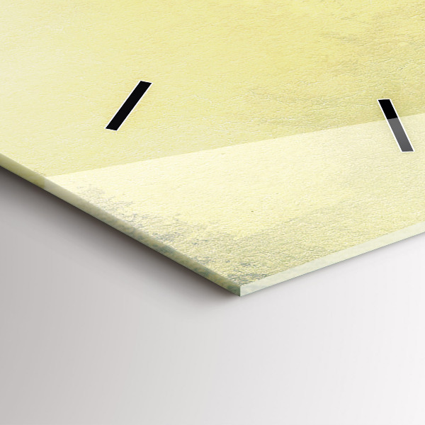 Modern vertical wall clock Fishing village