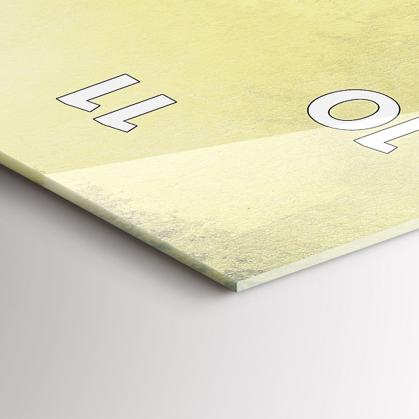 Modern vertical wall clock Fishing village