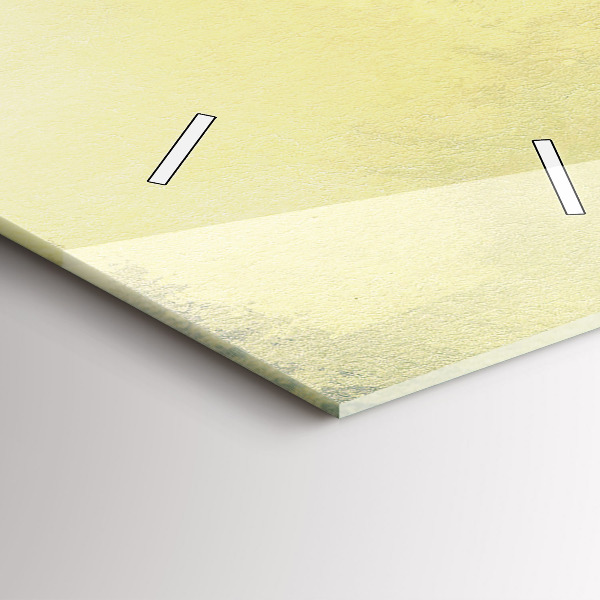 Modern vertical wall clock Fishing village