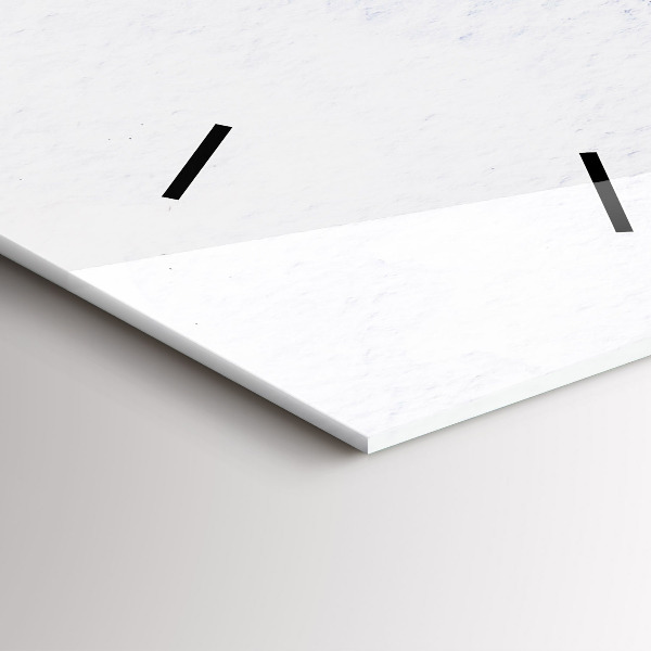 Modern vertical wall clock Flying birds