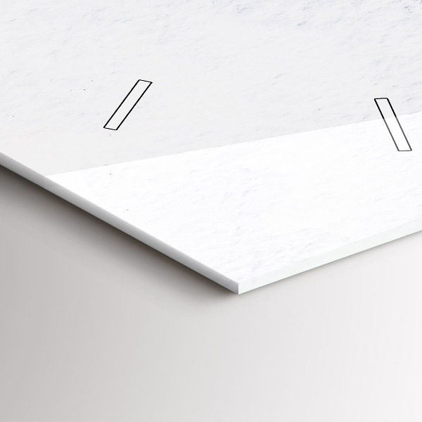 Modern vertical wall clock Flying birds