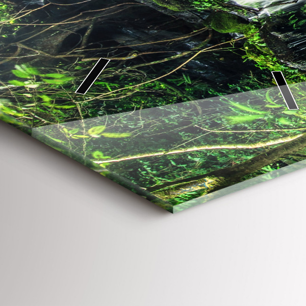 Modern vertical wall clock Waterfall Thailand