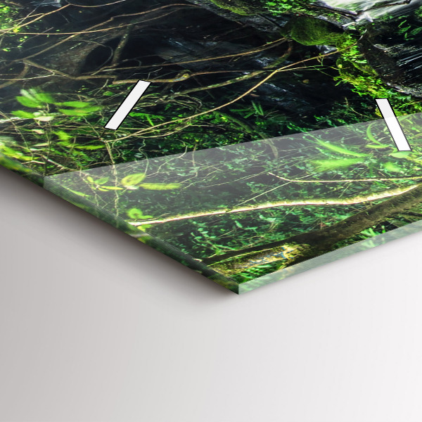 Modern vertical wall clock Waterfall Thailand