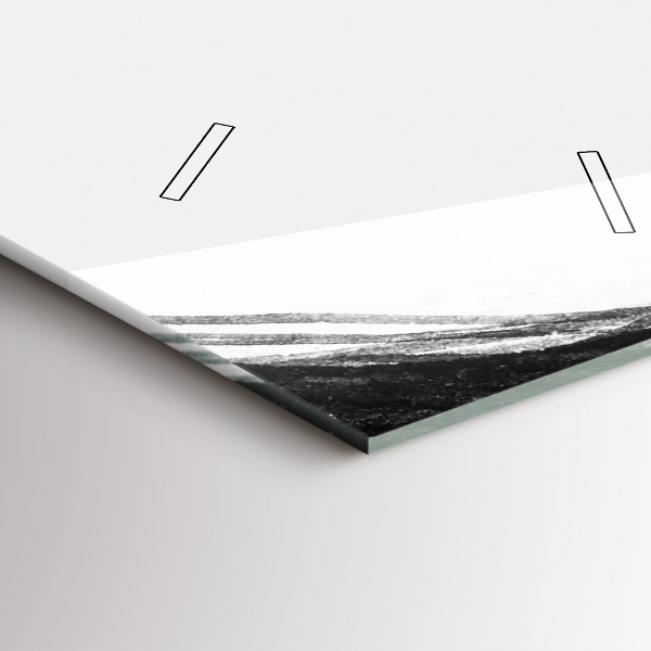 Modern vertical wall clock Portrait of a woman