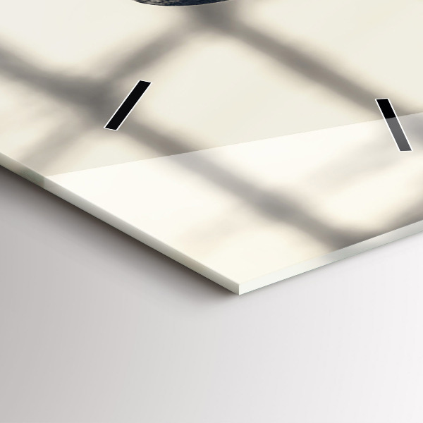 Modern vertical wall clock Ancient ship