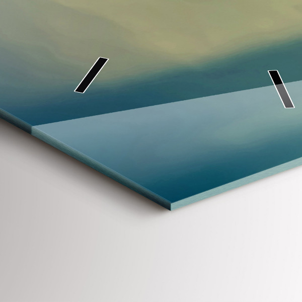 Modern vertical wall clock Lighthouse on the water