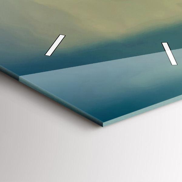 Modern vertical wall clock Lighthouse on the water