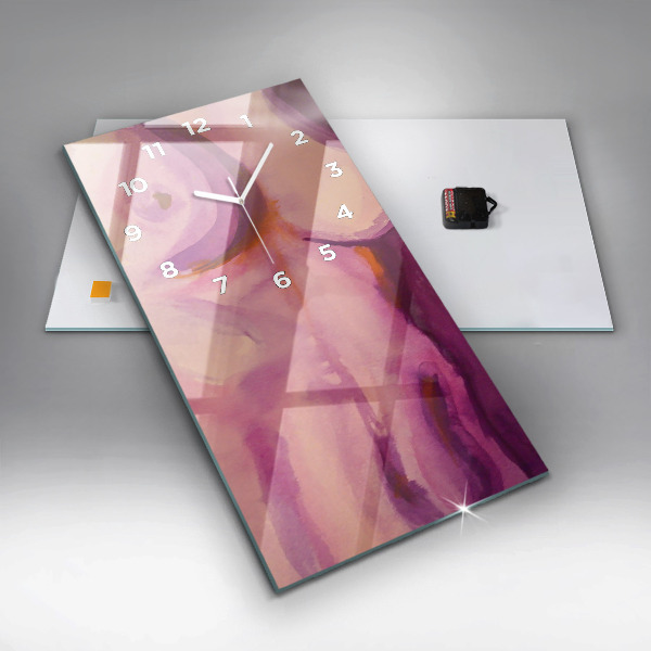 Modern vertical wall clock Painting Women