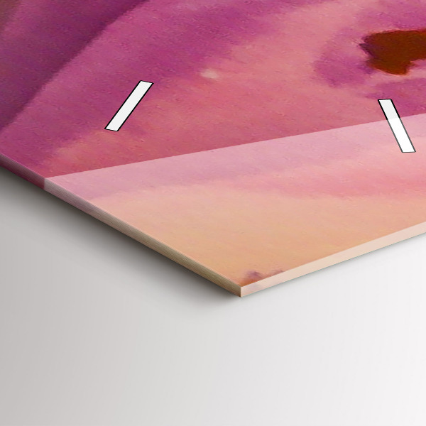 Modern vertical wall clock Painting Women