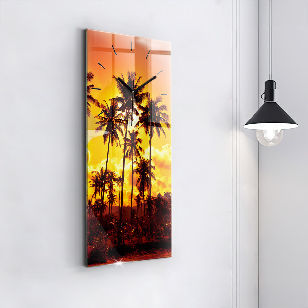 Modern vertical wall clock Thailand Klong Prao Beach