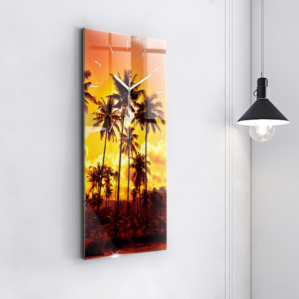 Modern vertical wall clock Thailand Klong Prao Beach
