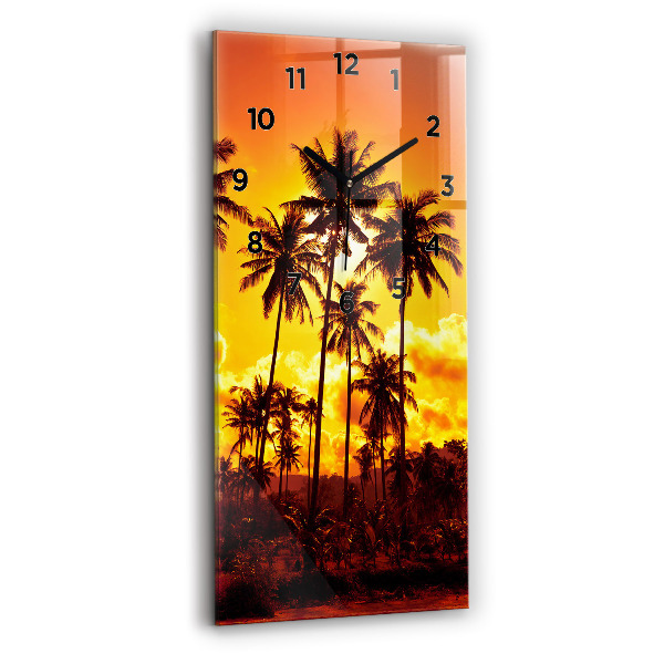 Modern vertical wall clock Thailand Klong Prao Beach