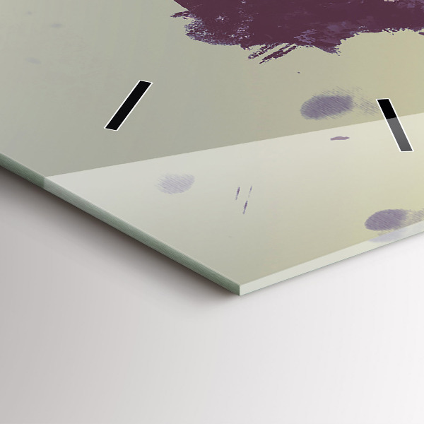 Modern vertical wall clock Zombies at night - halloween