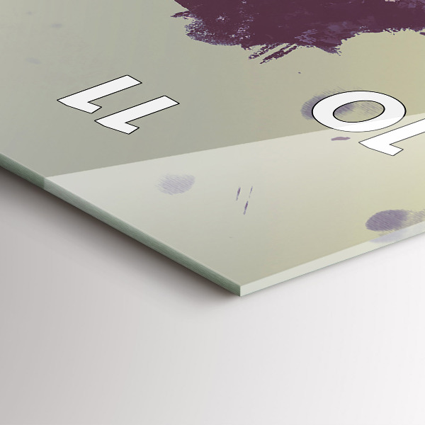 Modern vertical wall clock Zombies at night - halloween