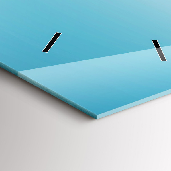 Modern vertical wall clock Flying Island