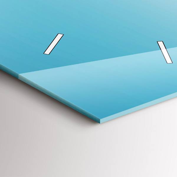 Modern vertical wall clock Flying Island