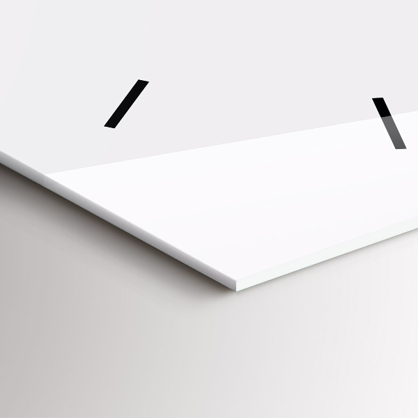 Modern vertical wall clock Abstract mountain ranges