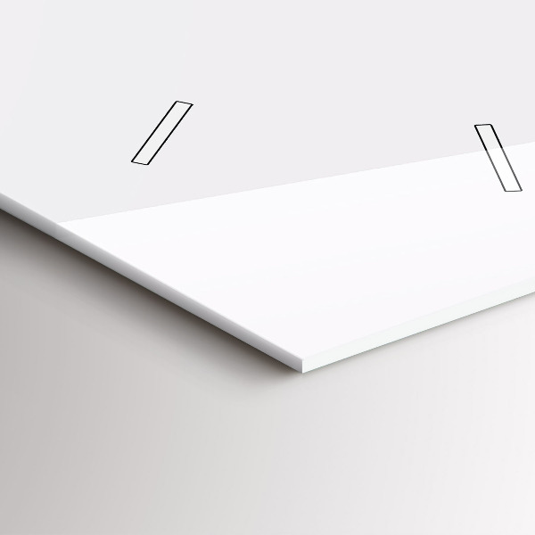 Modern vertical wall clock Abstract mountain ranges