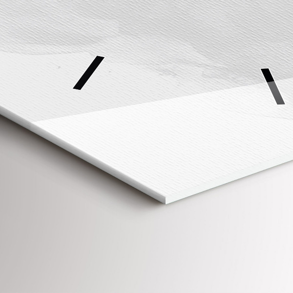 Modern vertical wall clock Guitar Graphics