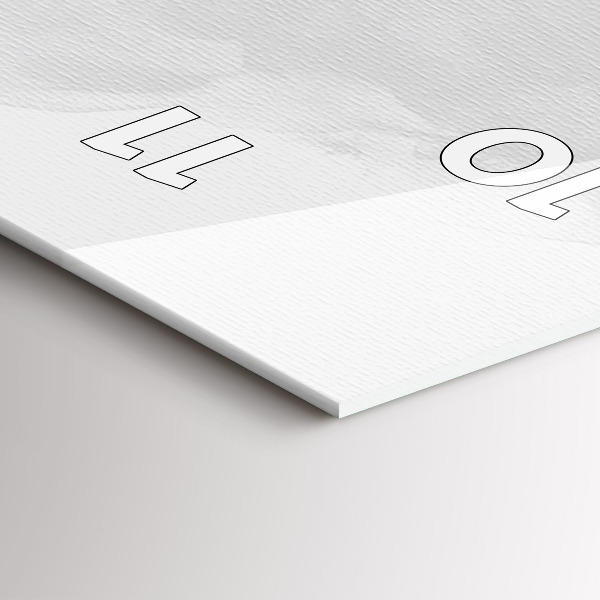 Modern vertical wall clock Guitar Graphics