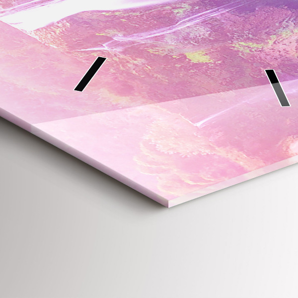 Modern vertical wall clock Jiulong Waterfall China