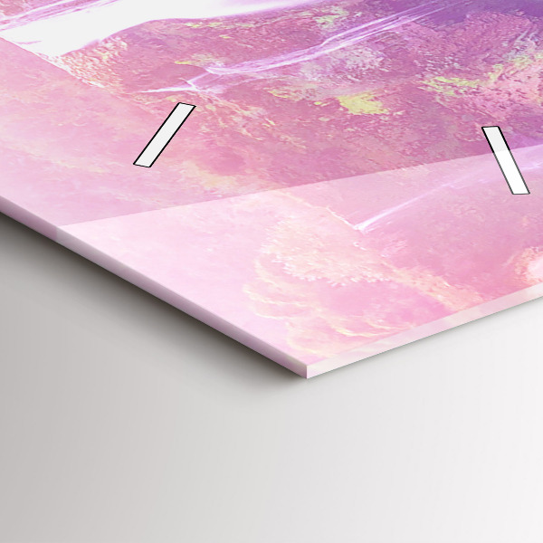 Modern vertical wall clock Jiulong Waterfall China