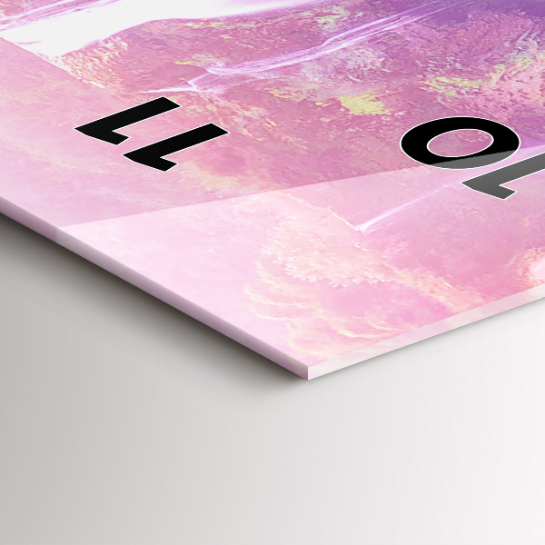 Modern vertical wall clock Jiulong Waterfall China