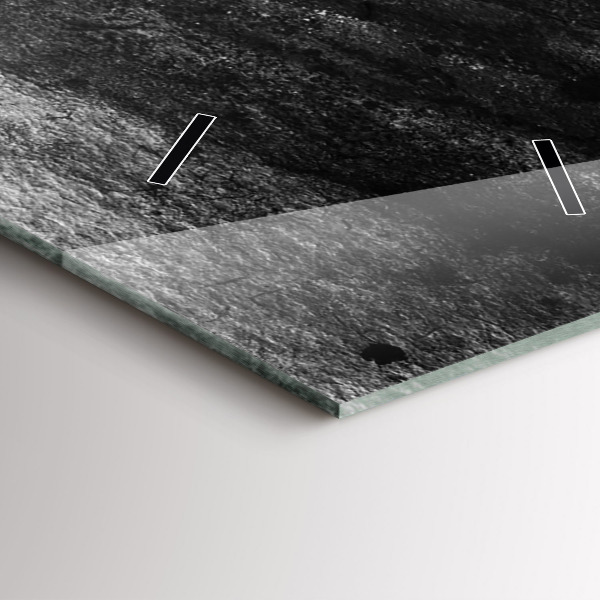 Modern vertical wall clock Woman in a hat