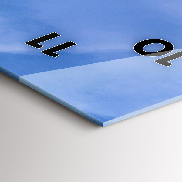 Modern vertical wall clock Farmer on a tractor