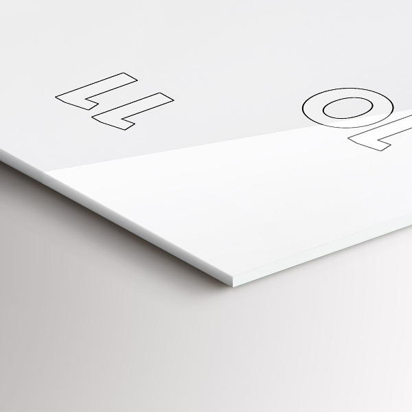 Modern vertical wall clock Sleeping cat and dog