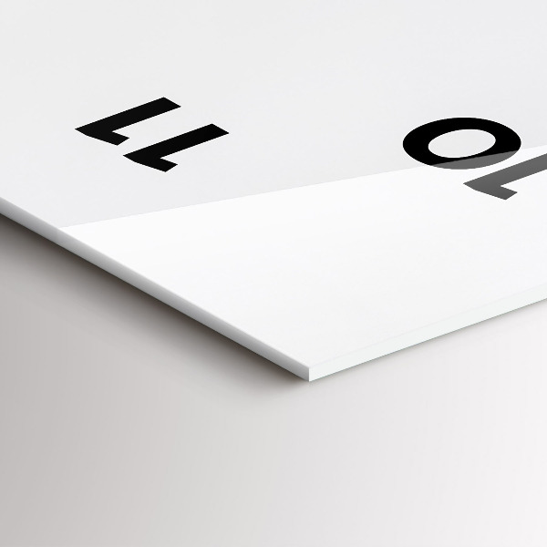 Modern vertical wall clock Sleeping cat and dog