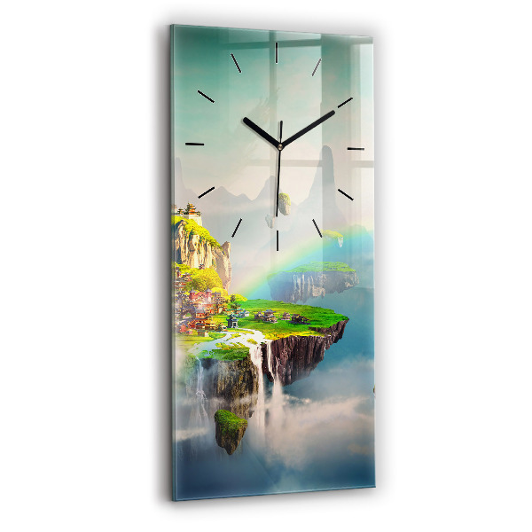 Modern vertical wall clock Chinese fantasy