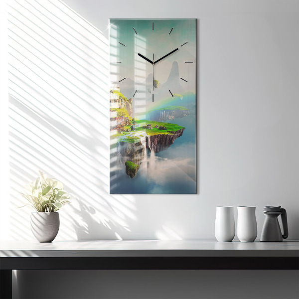 Modern vertical wall clock Chinese fantasy