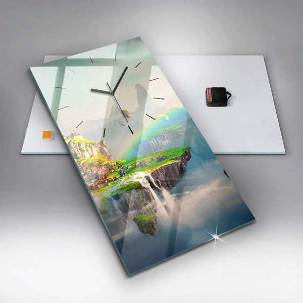 Modern vertical wall clock Chinese fantasy