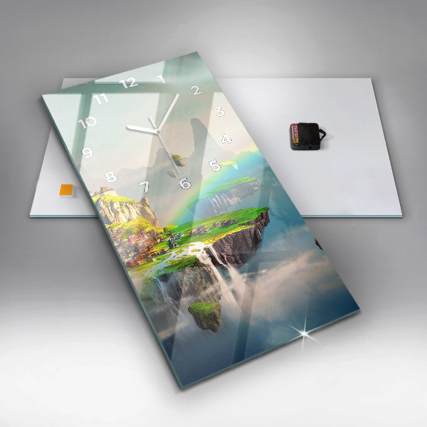 Modern vertical wall clock Chinese fantasy