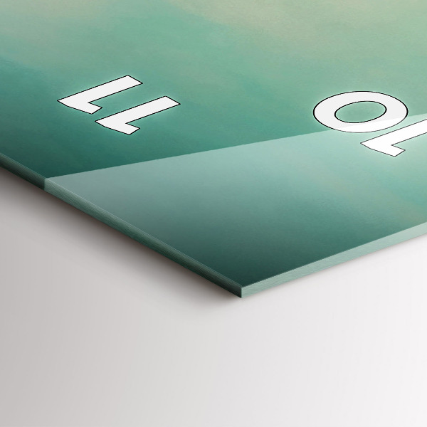 Modern vertical wall clock Chinese fantasy