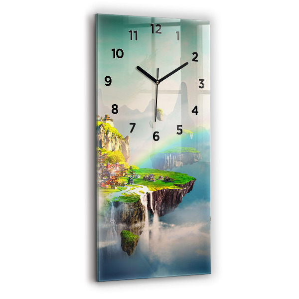Modern vertical wall clock Chinese fantasy