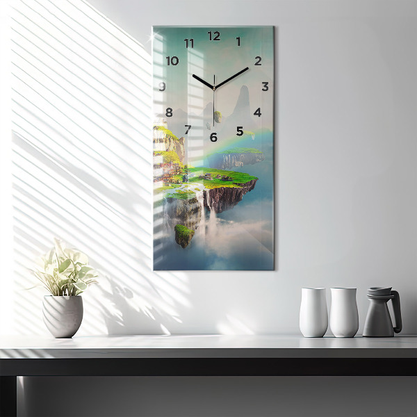 Modern vertical wall clock Chinese fantasy