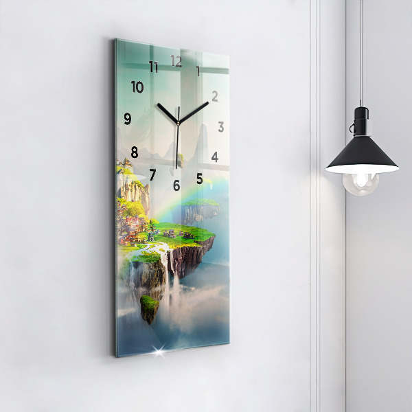Modern vertical wall clock Chinese fantasy