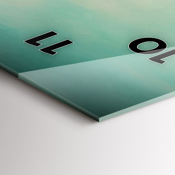 Modern vertical wall clock Chinese fantasy